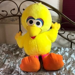 Vintage Sesame Street large 26 inches Big Bird Plush soft stuffed